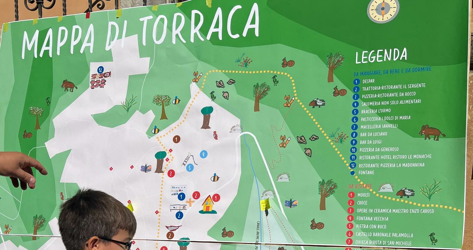 MOOLTI Mappa di Torraca vista dai bambini